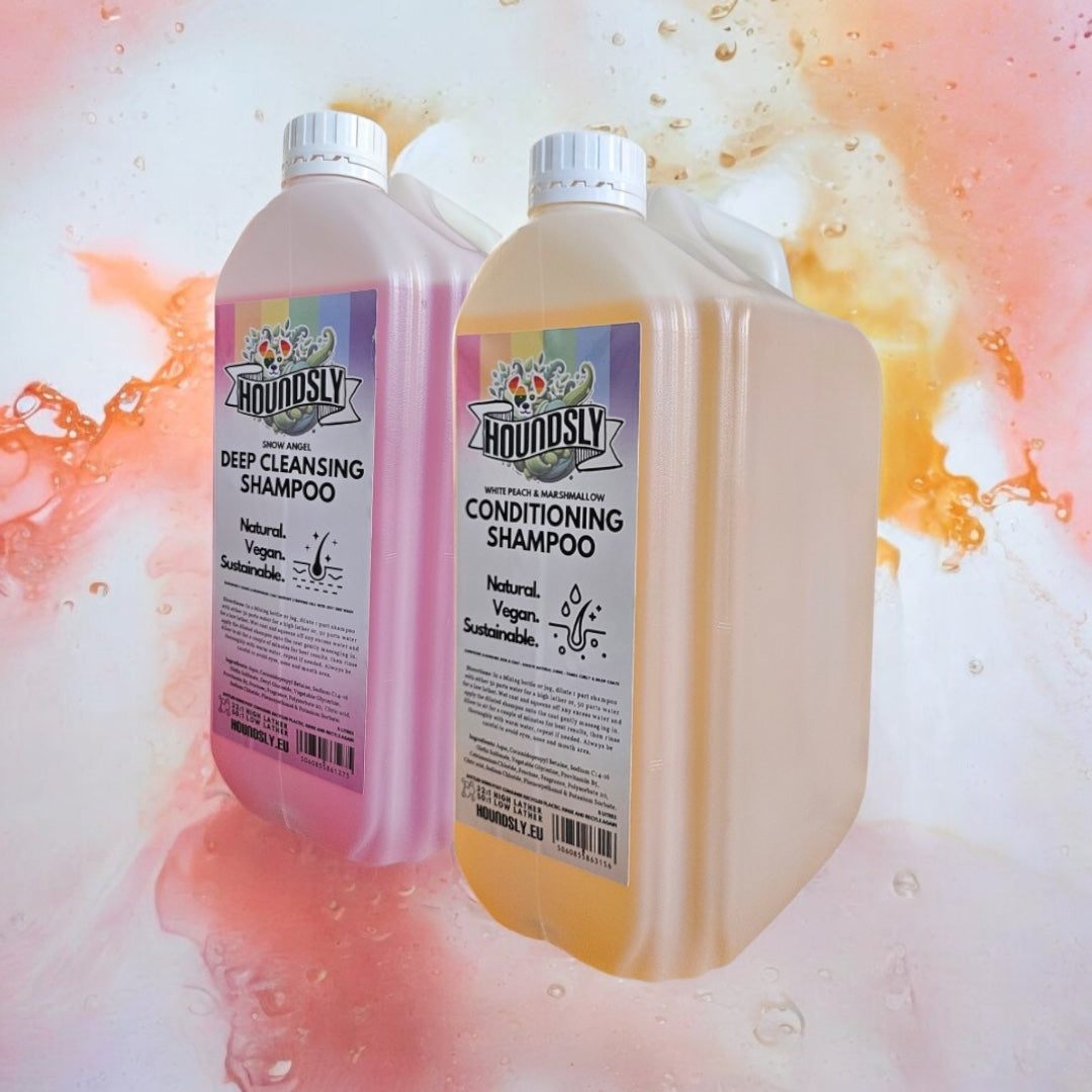 Houndsly natural vegan dog shampoo