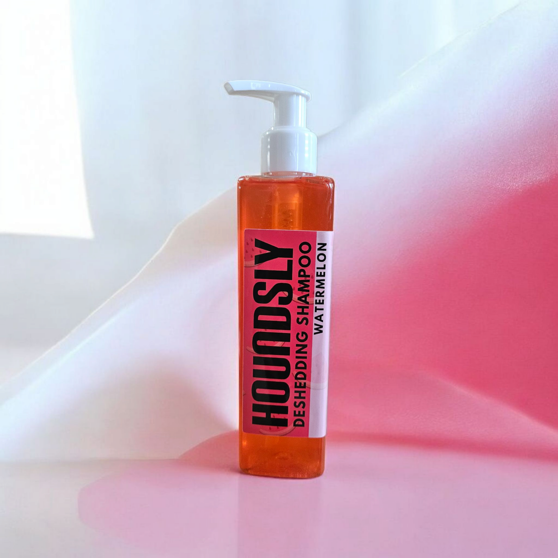Watermelon deshedding natural vegan dog shampoo