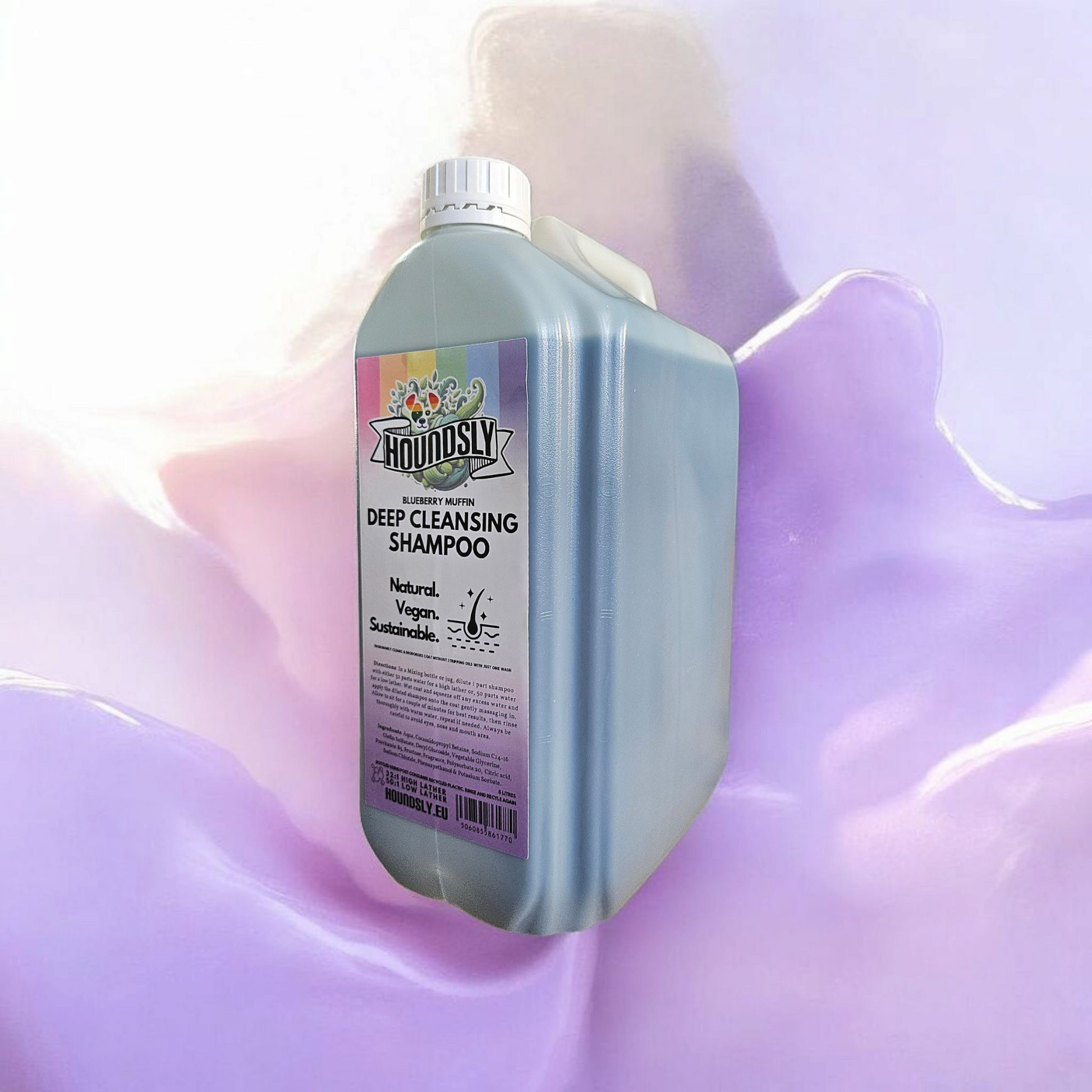 Blueberry muffin deep cleansing natural vegan dog shampoo