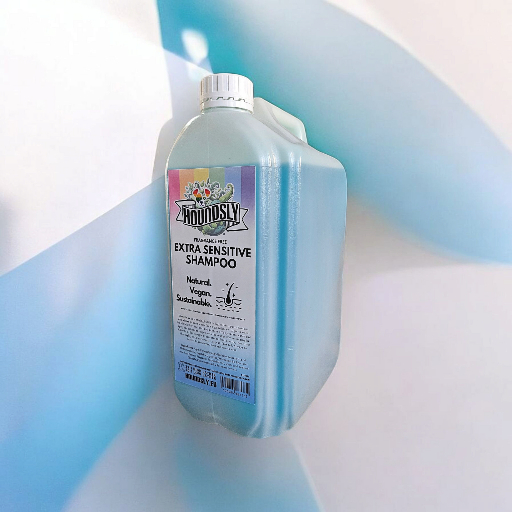 Extra Sensitive natural, vegan dog shampoo
