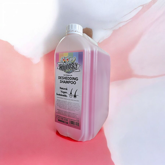 Watermelon deshedding natural vegan dog shampoo