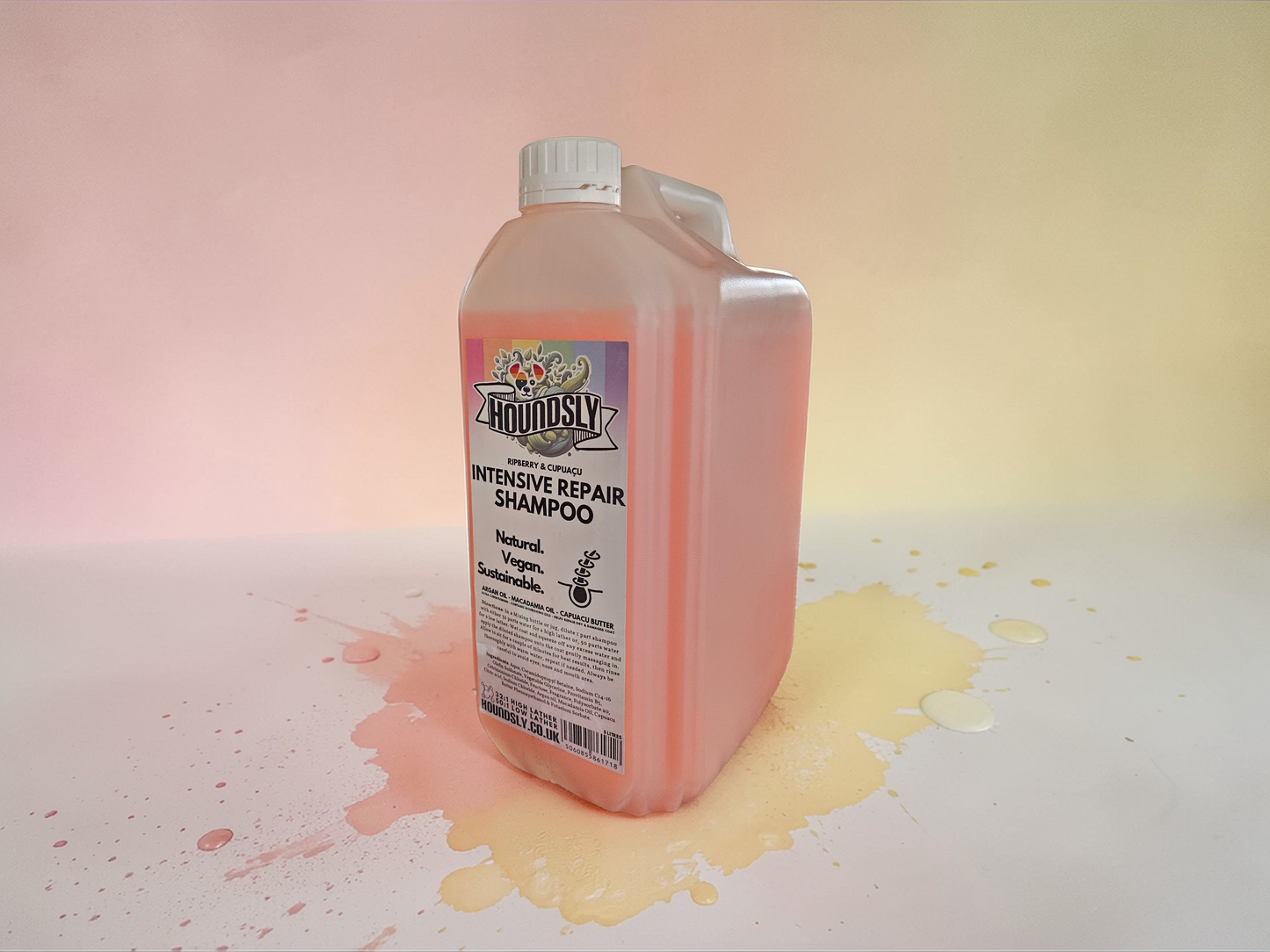 Intensive Repair Dog Shampoo for Salons - Riberry and Cupuacu